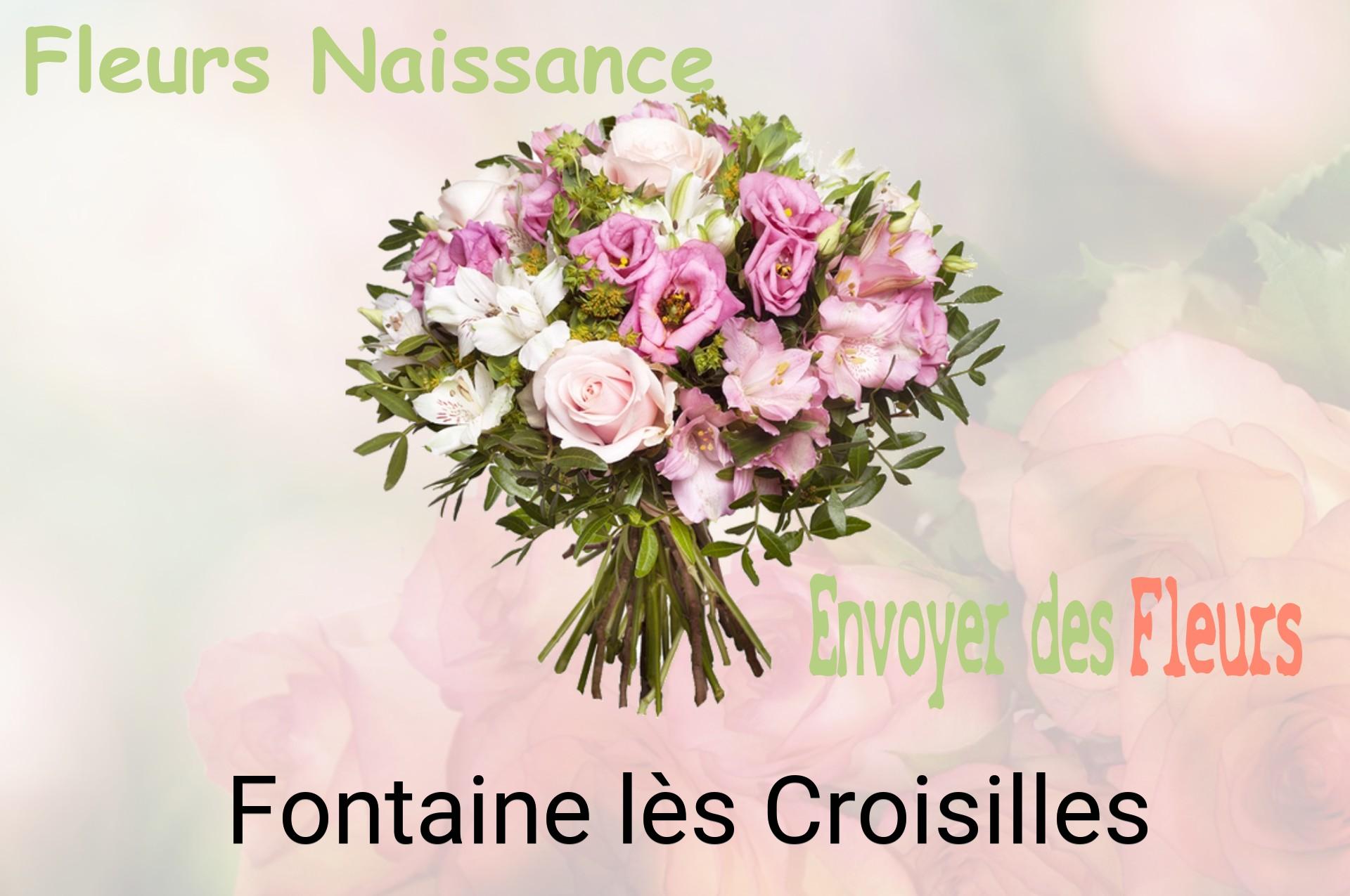 Bouquet de fleurs de naissance livré à Fontaine-lès-Croisilles