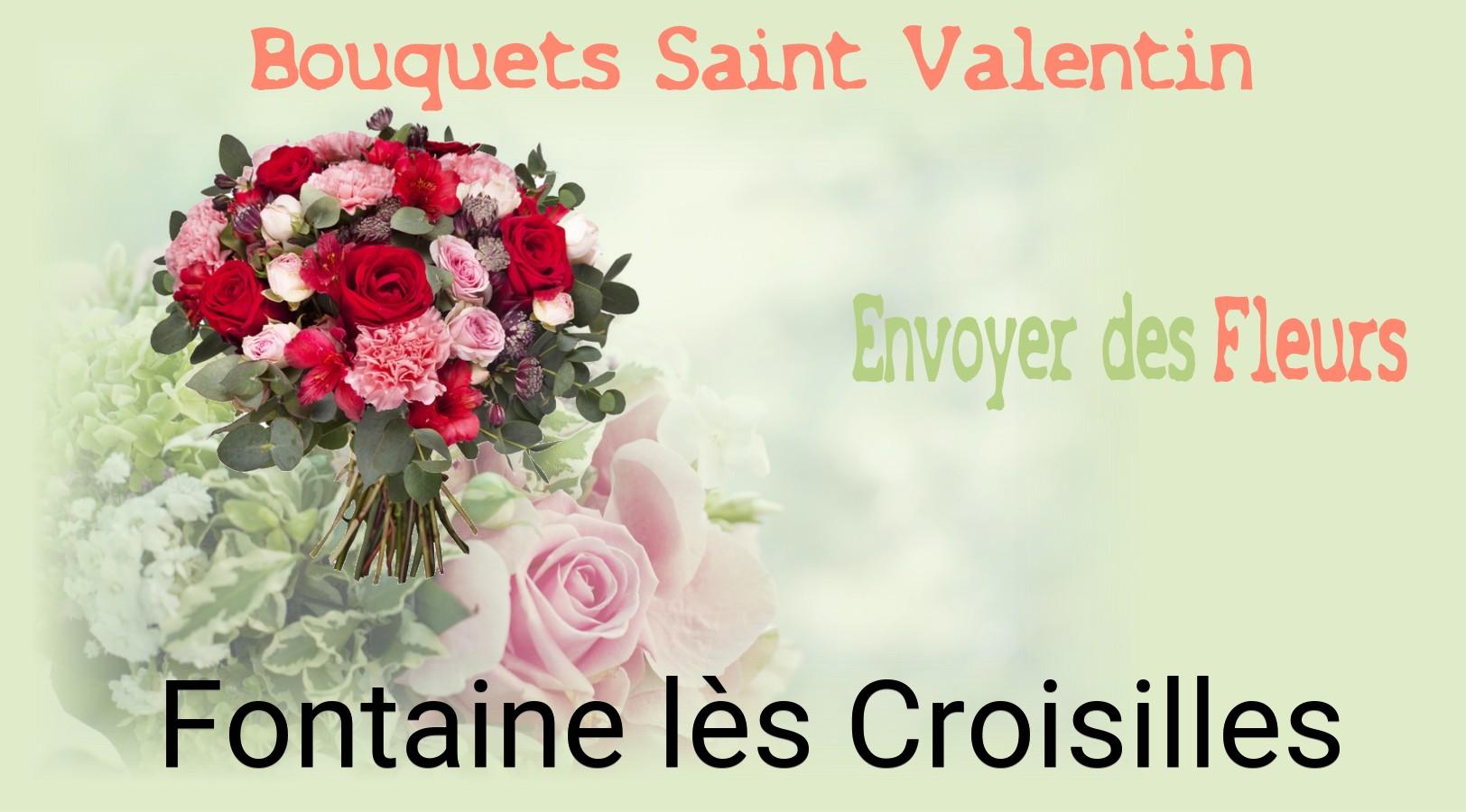Roses de Saint-Valentin livrées à Fontaine-lès-Croisilles
